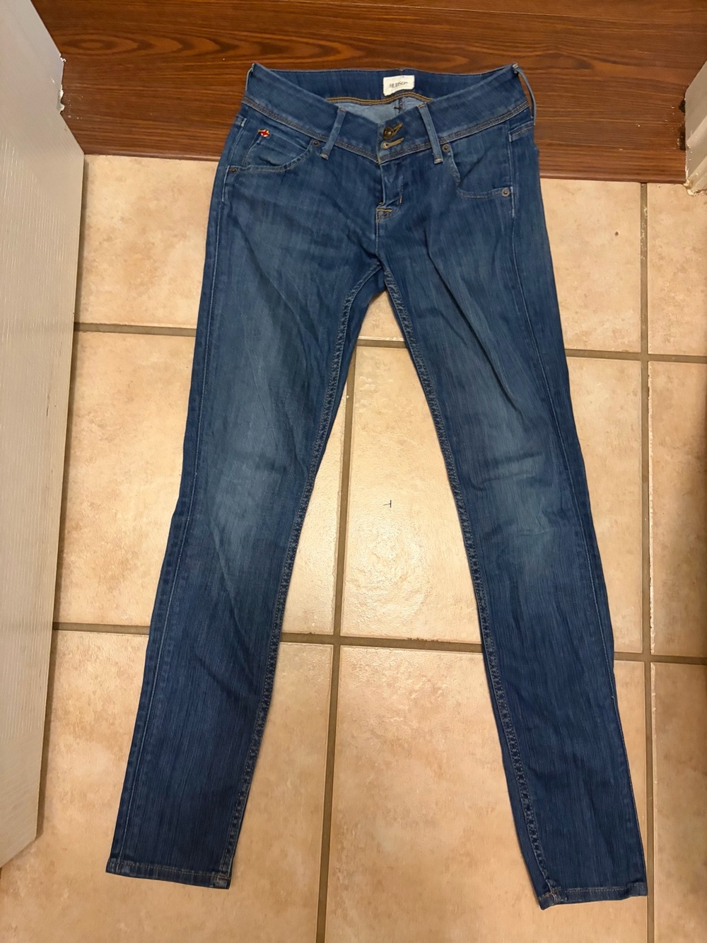 Womens Hudson skinny Fit Blue Women's Jeans